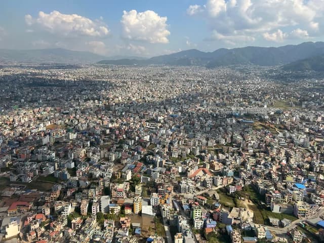 Kathmandu city view