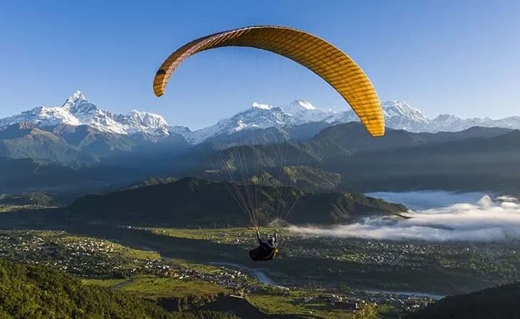Paragliding in Pokhara