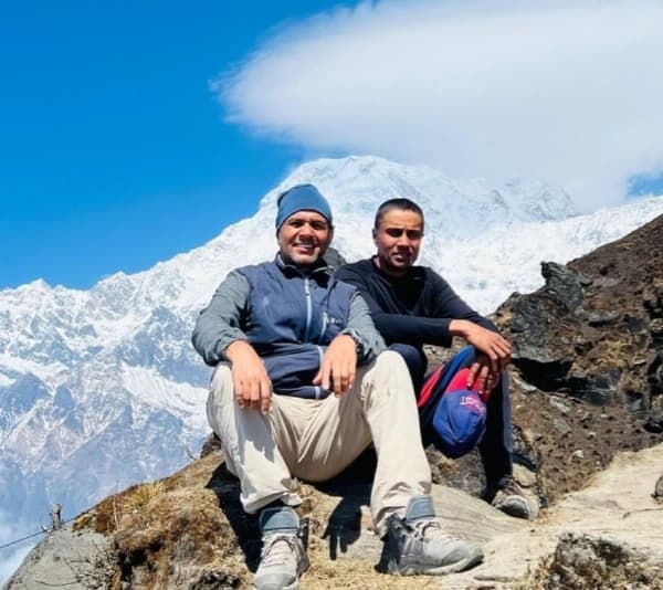 Hansome man on Mardi Himal Trek