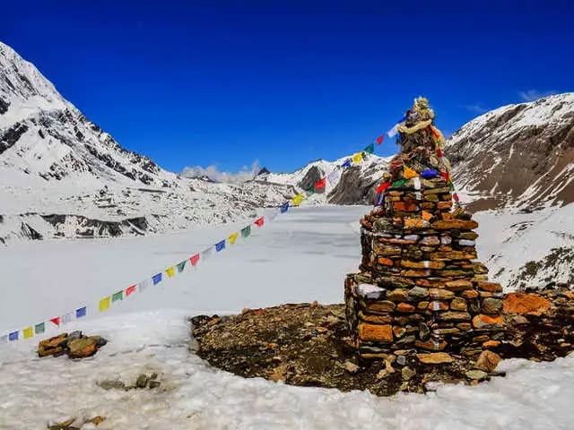 good view from everest three pass trek