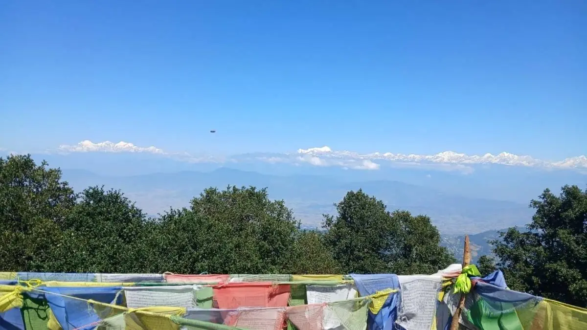 seen from Phulchoki Hill Day Hike