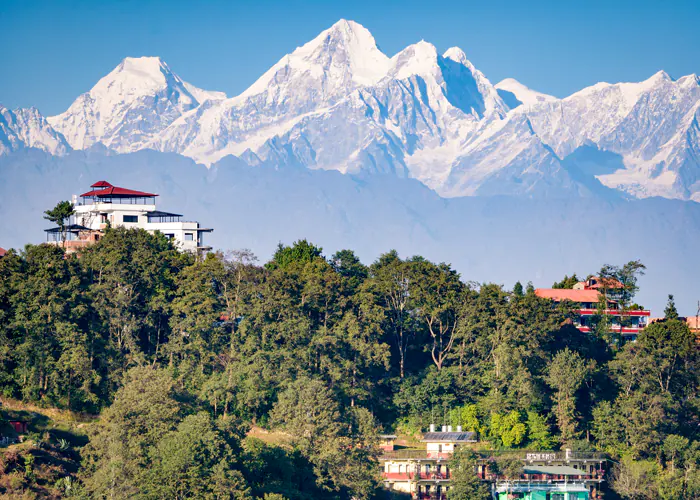 Mountains seen from nagarkot