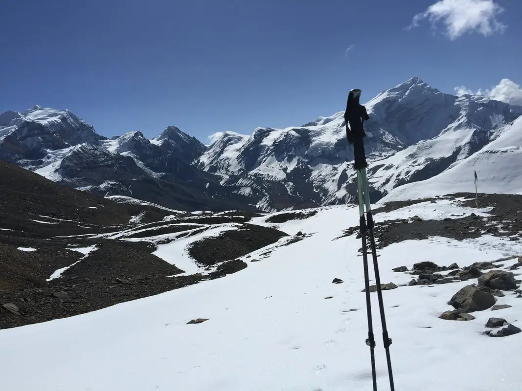 stick on annapurna circuit trek