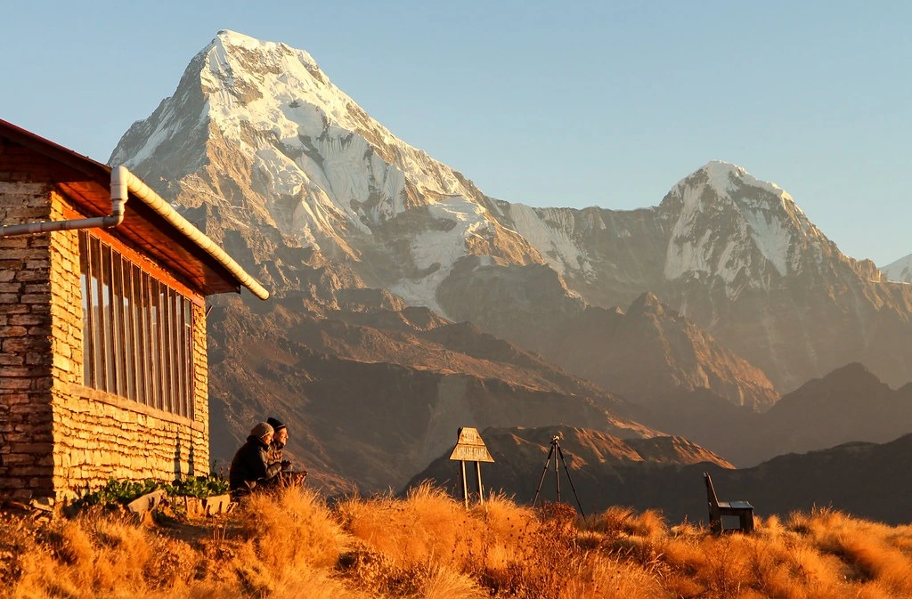 Mountain seen from mohare danda trek