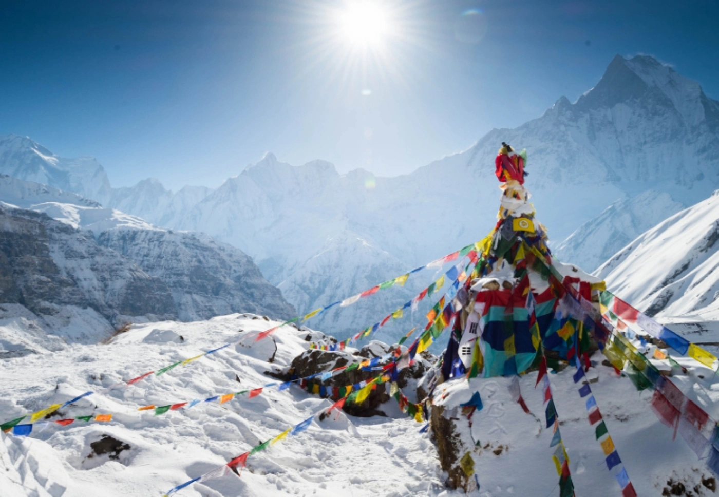 View from North Annapurna Base Camp
