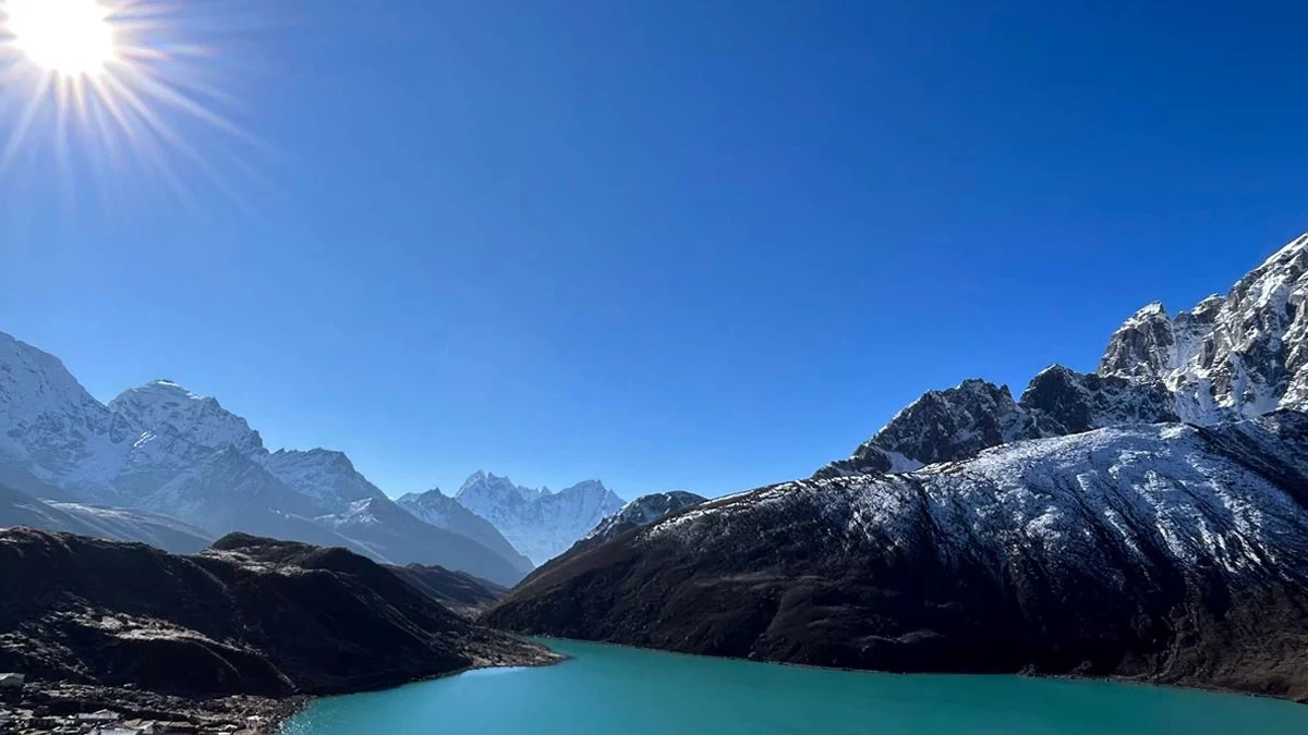 good view of ebc chola pass trek