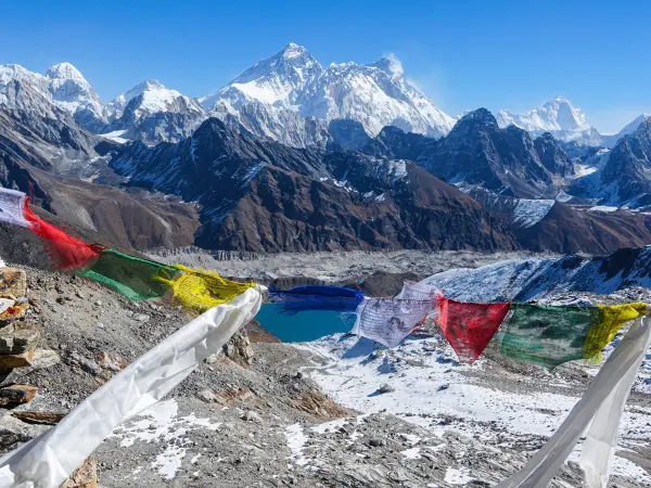 view from renjo la pass trek