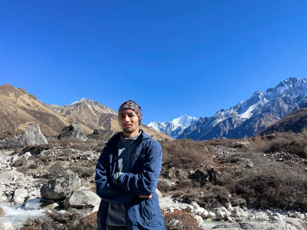view from Langtang Valley trek